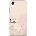 MRCİLETİSİM (mrc11512) Tam Ekran Koruyucu Kılıf HD Baskılı Kılıf Greateful iPhone XR ile uyumlu