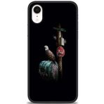 MRCİLETİSİM (mrc11513) Tam Ekran Koruyucu Kılıf HD Baskılı Kılıf Guardian iPhone XR ile uyumlu