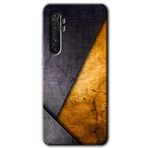 MRCİLETİSİM (mrc115300) Abstract 3 Kılıf HD Desen Baskılı Arka Kapak+Temperli Cam Xiaomi Mi Note 10 Lite ile uyumlu