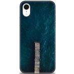 MRCİLETİSİM (mrc11547) Tam Ekran Koruyucu Kılıf HD Baskılı Kılıf İskele iPhone XR ile uyumlu