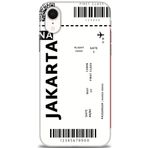 MRCİLETİSİM (mrc11555) Tam Ekran Koruyucu Kılıf HD Baskılı Kılıf Jakarta iPhone XR ile uyumlu