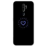 MRCİLETİSİM mrc115713 Heart Strokes Kılıf Baskılı Kapak Tam Ekran Koruyucu Oppo A9 2020 ile uyumlu