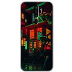 MRCİLETİSİM mrc115992 China Street Kılıf Baskılı Kapak Tam Ekran Koruyucu Oppo A9 2020 ile uyumlu