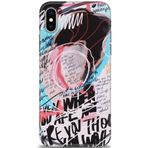 MRCİLETİSİM (mrc11912) Tam Ekran Koruyucu Kılıf HD Baskılı Kılıf Yazılar iPhone XS ile uyumlu