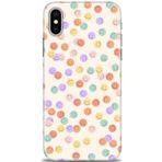 MRCİLETİSİM (mrc11993) Tam Ekran Koruyucu Kılıf HD Baskılı Kılıf Gülen Yüzler iPhone X ile uyumlu