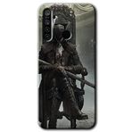 MRCİLETİSİM mrc121191 Bloodborne Hunters Kılıf Baskılı Kapak Tam Ekran Koruyucu Realme 5i ile uyumlu