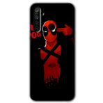 MRCİLETİSİM mrc121263 DeadPool 4 Kılıf Baskılı Kapak Tam Ekran Koruyucu Realme 5i ile uyumlu