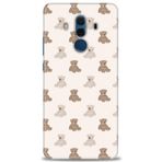 MRCİLETİSİM (mrc12265) Tam Ekran Koruyucu Kılıf HD Baskılı Kılıf Ayıcıklar Huawei Mate 10 Pro ile uyumlu