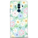 MRCİLETİSİM (mrc12287) Tam Ekran Koruyucu Kılıf HD Baskılı Kılıf Çiçekk Huawei Mate 10 Pro ile uyumlu