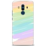 MRCİLETİSİM (mrc12293) Tam Ekran Koruyucu Kılıf HD Baskılı Kılıf Renk Paleti Huawei Mate 10 Pro ile uyumlu