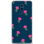 MRCİLETİSİM (mrc12313) Tam Ekran Koruyucu Kılıf HD Baskılı Kılıf Ahtapotlar Huawei Mate 10 Pro ile uyumlu