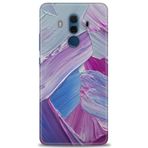 MRCİLETİSİM (mrc12317) Tam Ekran Koruyucu Kılıf HD Baskılı Kılıf Purple Huawei Mate 10 Pro ile uyumlu