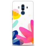 MRCİLETİSİM (mrc12319) Tam Ekran Koruyucu Kılıf HD Baskılı Kılıf Çiçekk Huawei Mate 10 Pro ile uyumlu