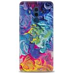 MRCİLETİSİM (mrc12335) Tam Ekran Koruyucu Kılıf HD Baskılı Kılıf Colors Huawei Mate 10 Pro ile uyumlu