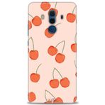MRCİLETİSİM (mrc12355) Tam Ekran Koruyucu Kılıf HD Baskılı Kılıf Büyük Kirazlar Huawei Mate 10 Pro ile uyumlu