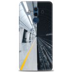 MRCİLETİSİM (mrc12365) Tam Ekran Koruyucu Kılıf HD Baskılı Kılıf Metro Station Huawei Mate 10 Pro ile uyumlu