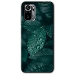 MRCİLETİSİM (mrc12404) Yağmurlu Yaprak Kılıf Baskılı Kapak Tam Kaplayan Mat Seramik Xiaomi Redmi Note 10s ile uyumlu