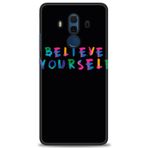 MRCİLETİSİM (mrc12408) Tam Ekran Koruyucu Kılıf HD Baskılı Kılıf Believe Huawei Mate 10 Pro ile uyumlu