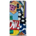 MRCİLETİSİM (mrc12413) Tam Ekran Koruyucu Kılıf HD Baskılı Kılıf Grafiti Huawei Mate 10 Pro ile uyumlu