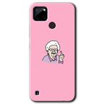 MRCİLETİSİM mrc124175 Bad Grandmother Kılıf Baskılı Kapak Tam Ekran Koruyucu Realme C21 ile uyumlu