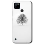 MRCİLETİSİM mrc124297 Alone Tree Kılıf Baskılı Kapak Tam Ekran Koruyucu Realme C21 ile uyumlu