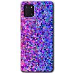 MRCİLETİSİM mrc13430 Pixel Mozaik Kılıf Baskılı Kapak 5D Tam Kaplayan Cam Samsung Galaxy A81 ile uyumlu