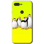 MRCİLETİSİM mrc137961 Penguenler Kılıf HD Desen Baskılı Arka Kapak + Temperli Cam General Mobile GM 9 Pro ile uyumlu
