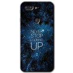 MRCİLETİSİM mrc138008 Stars Wallpaper Kılıf HD Desen Baskılı Arka Kapak + Temperli Cam General Mobile GM 9 Pro ile uyumlu