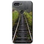 MRCİLETİSİM mrc138034 Tren Yolu Kılıf HD Desen Baskılı Arka Kapak + Temperli Cam General Mobile GM 9 Pro ile uyumlu