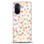 MRCİLETİSİM (mrc13841) Tam Ekran Koruyucu Kılıf HD Baskılı Kılıf Gülen Yüzler Huawei Nova Y70 ile uyumlu