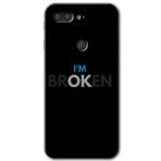 MRCİLETİSİM mrc138433 Im Broken Kılıf HD Desen Baskılı Arka Kapak + Temperli Cam General Mobile GM 9 Pro ile uyumlu