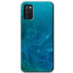 MRCİLETİSİM mrc139646 Mavi Aura Kılıf HD Desen Baskılı Arka Kapak Samsung Galaxy A02s ile uyumlu