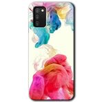 MRCİLETİSİM mrc139732 Gökkuşağı Color Kılıf HD Desen Baskılı Arka Kapak Samsung Galaxy A02s ile uyumlu