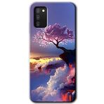 MRCİLETİSİM mrc139734 Wash Red Wall Kılıf HD Desen Baskılı Arka Kapak Samsung Galaxy A02s ile uyumlu
