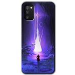 MRCİLETİSİM mrc139822 Wanderer Silhouette Kılıf HD Desen Baskılı Arka Kapak Samsung Galaxy A02s ile uyumlu