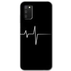 MRCİLETİSİM mrc139854 Heart Rytm Kılıf HD Desen Baskılı Arka Kapak Samsung Galaxy A02s ile uyumlu
