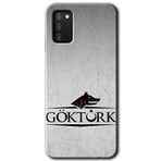 MRCİLETİSİM mrc140080 Göktürk Kılıf HD Desen Baskılı Arka Kapak Samsung Galaxy A02s ile uyumlu