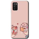MRCİLETİSİM mrc140091 Meyveli Süt Kılıf HD Desen Baskılı Arka Kapak Samsung Galaxy A02s ile uyumlu