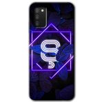 MRCİLETİSİM mrc140140 Dark Neon Yaprak Ş Harfi Kılıf HD Desen Baskılı Arka Kapak Samsung Galaxy A02s ile uyumlu