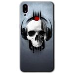 MRCİLETİSİM mrc142423 Müzik Kurukafa Kılıf HD Desen Baskılı Arka Kapak Samsung Galaxy A10s ile uyumlu