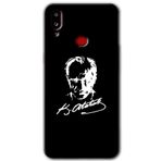 MRCİLETİSİM mrc142810 Atatürk Silüet İmza Kılıf HD Desen Baskılı Arka Kapak Samsung Galaxy A10s ile uyumlu