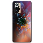 MRCİLETİSİM (mrc14627) Çiçek Motif Kılıf Baskılı Kapak Tam Kaplayan Mat Seramik Xiaomi Redmi Note 10 Pro ile uyumlu