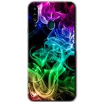 MRCİLETİSİM mrc149088 Smoke Colorful Kılıf HD Desen Baskılı Arka Kapak Samsung Galaxy A20s ile uyumlu