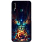MRCİLETİSİM mrc149416 Ballı Baykuş Kılıf HD Desen Baskılı Arka Kapak Samsung Galaxy A20s ile uyumlu