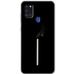 MRCİLETİSİM mrc150632 Sönmüş Kibrit Kılıf HD Desen Baskılı Arka Kapak Samsung Galaxy A21s ile uyumlu