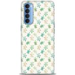 MRCİLETİSİM (mrc16299) Tam Ekran Koruyucu Kılıf HD Baskılı Kılıf Minik Tosbağalar Oppo Reno 4 Pro ile uyumlu