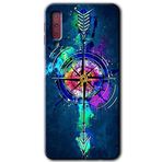 MRCİLETİSİM mrc166609 Gizemli Pusula Kılıf HD Desen Baskılı Arka Kapak Samsung Galaxy A7 2018 ile uyumlu