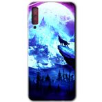 MRCİLETİSİM mrc166650 Mega Kurt Kılıf HD Desen Baskılı Arka Kapak Samsung Galaxy A7 2018 ile uyumlu