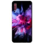 MRCİLETİSİM mrc166667 Color Splash Purple Kılıf HD Desen Baskılı Arka Kapak Samsung Galaxy A7 2018 ile uyumlu