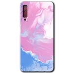 MRCİLETİSİM mrc166678 Liquid Lekeler Art Kılıf HD Desen Baskılı Arka Kapak Samsung Galaxy A7 2018 ile uyumlu